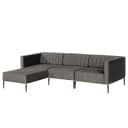 Ecksofa Luparo | Grau