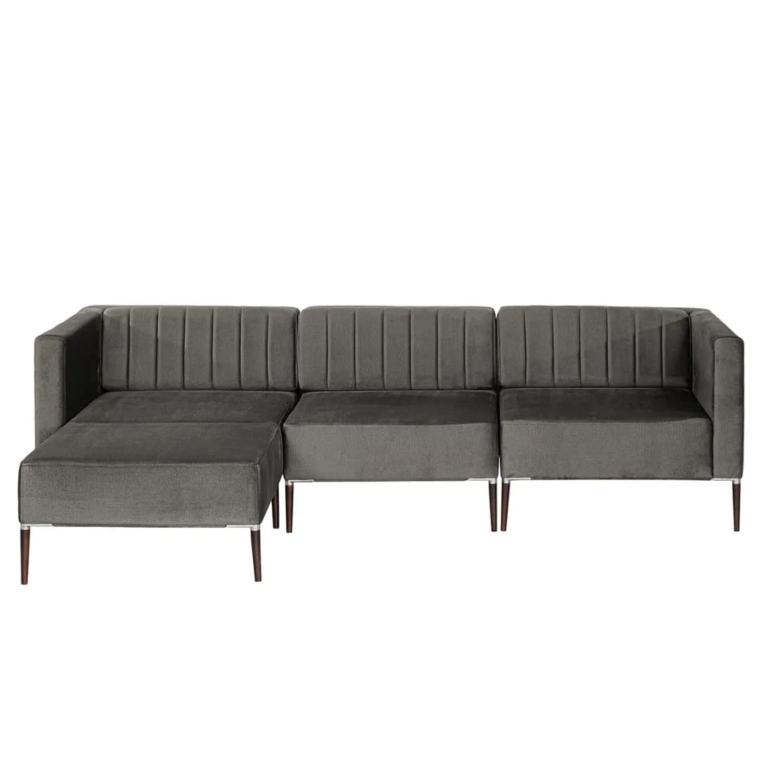 Ecksofa Luparo | Grau