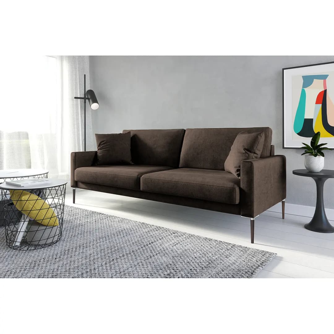 3-Sitzer Sofa Ravi | Braun