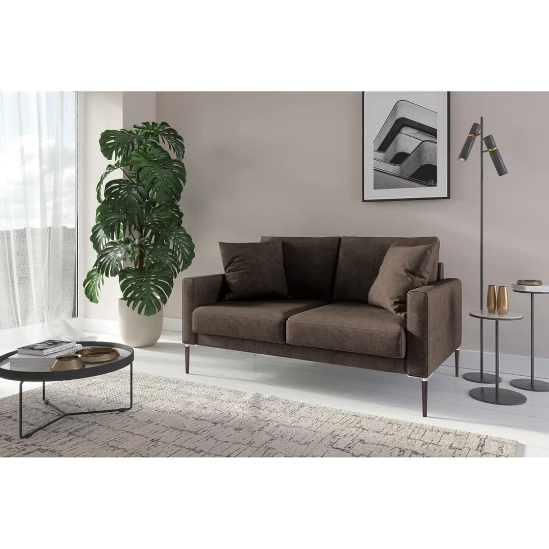 2-Sitzer Sofa Ravi | Braun