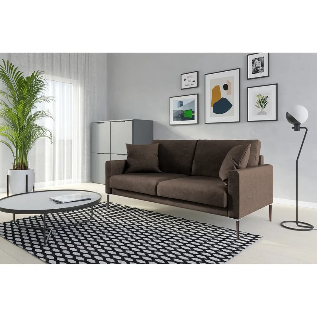2,5-Sitzer Sofa Ravi | Braun