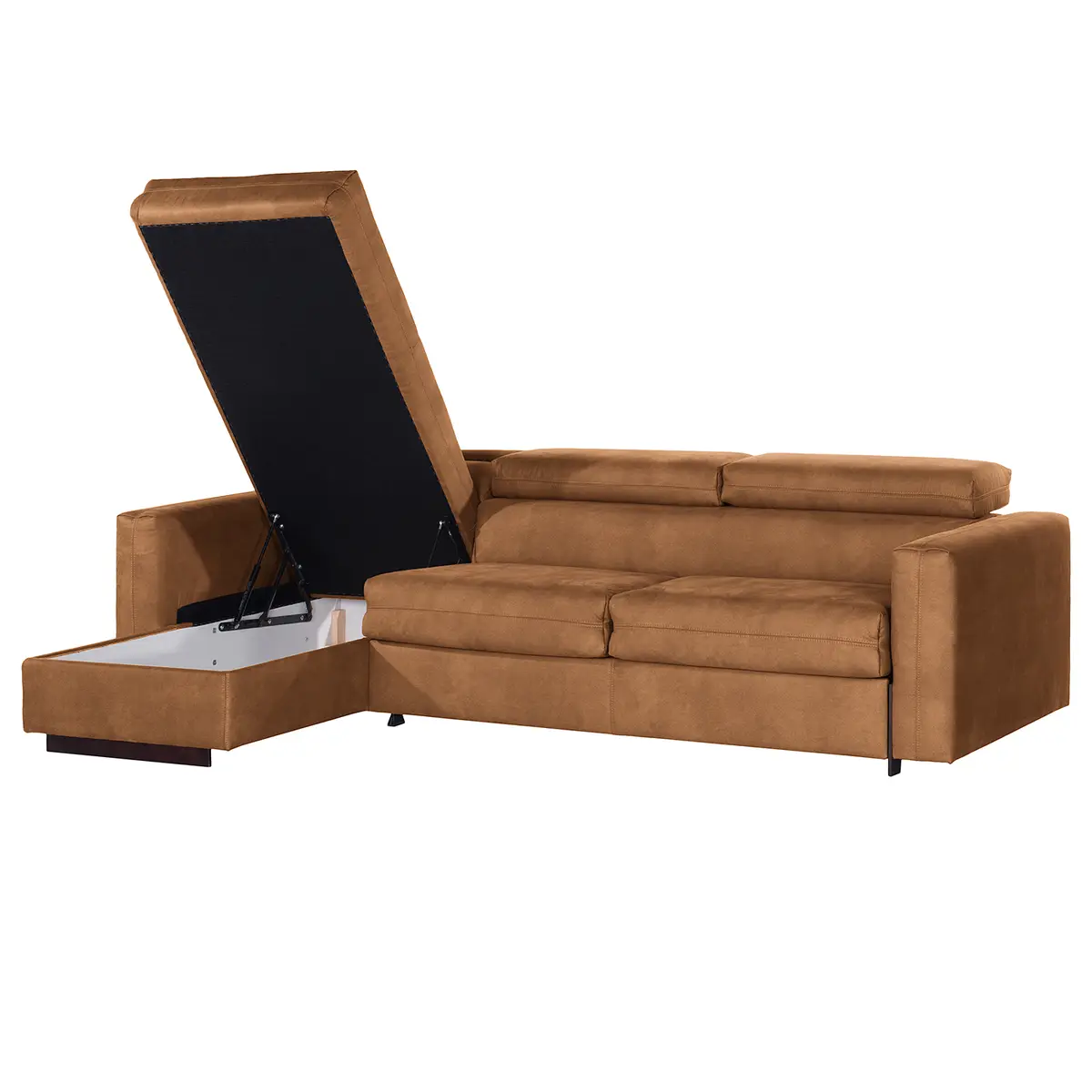 Ecksofa Wissant | Braun