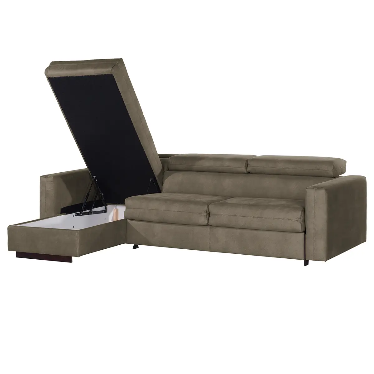 Ecksofa Wissant | Braun
