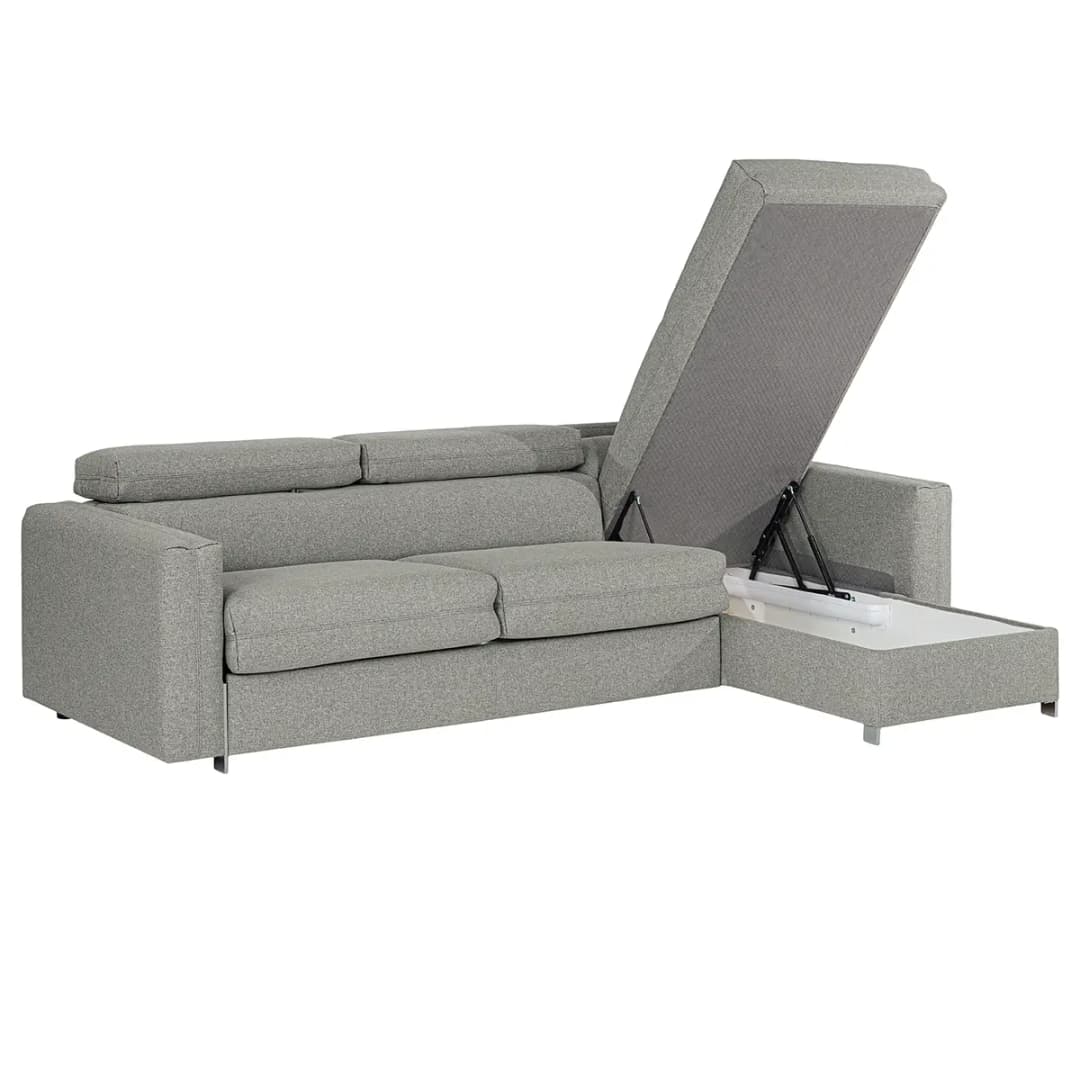 Ecksofa Wissant | Grau