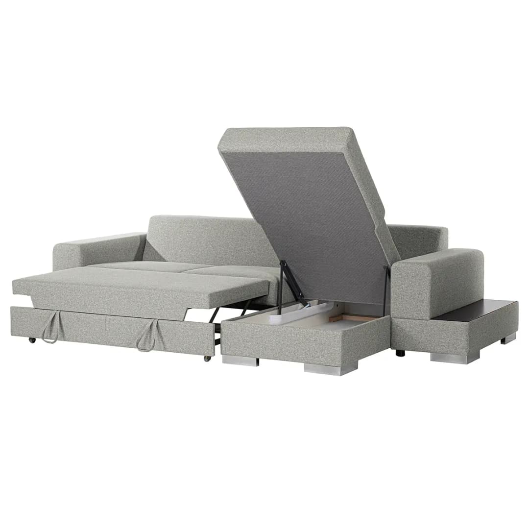 Ecksofa Vassy | Grau