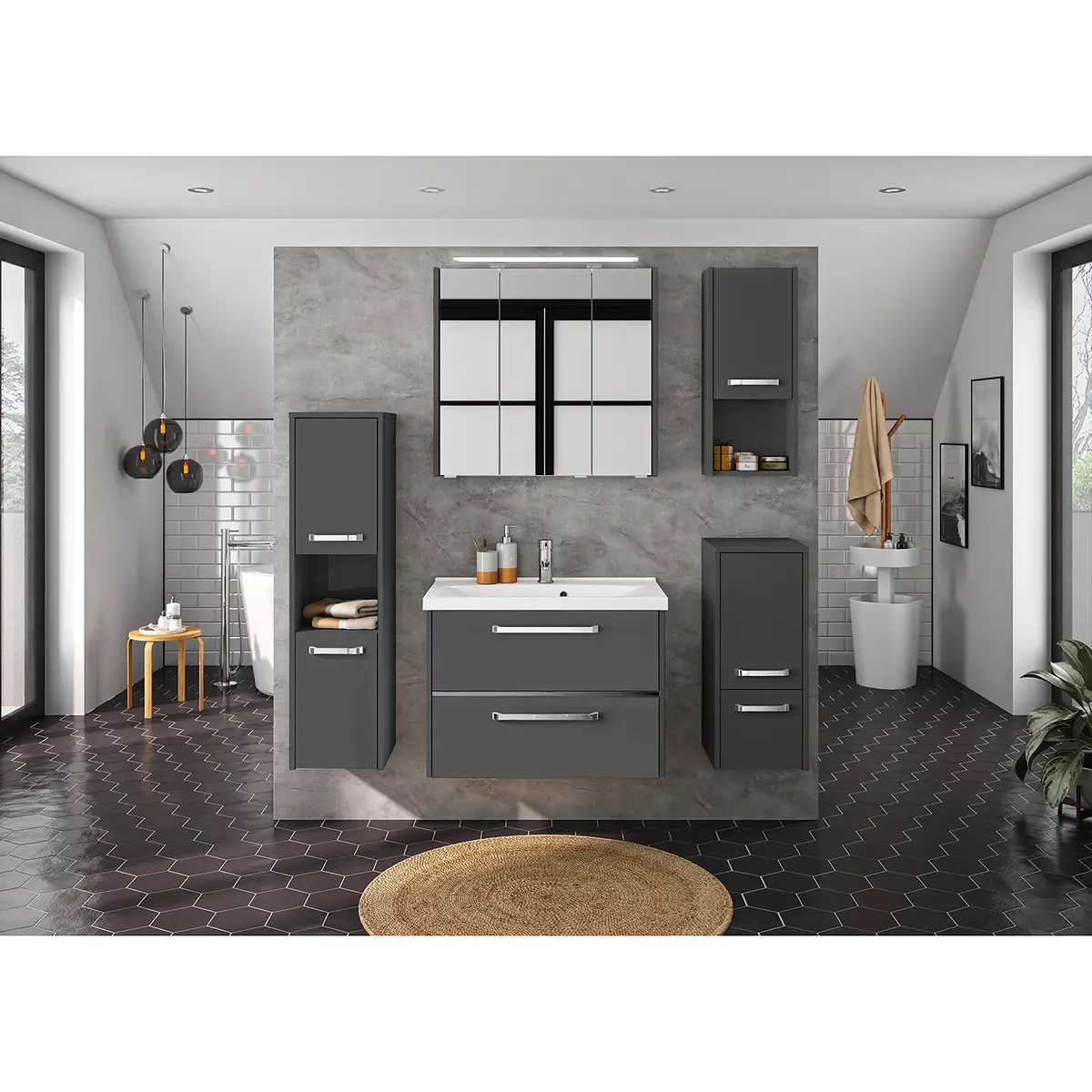 Hängeschrank 3050 | Grau