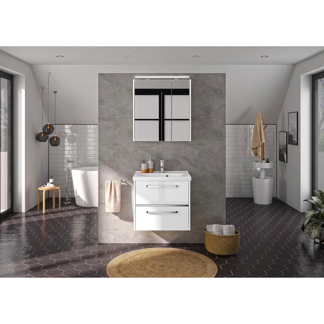 Badezimmerset 3050 III | Weiß