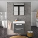 Badezimmerset 3050 II 2-teilig 65cm Grau/Matt Grau | Grau
