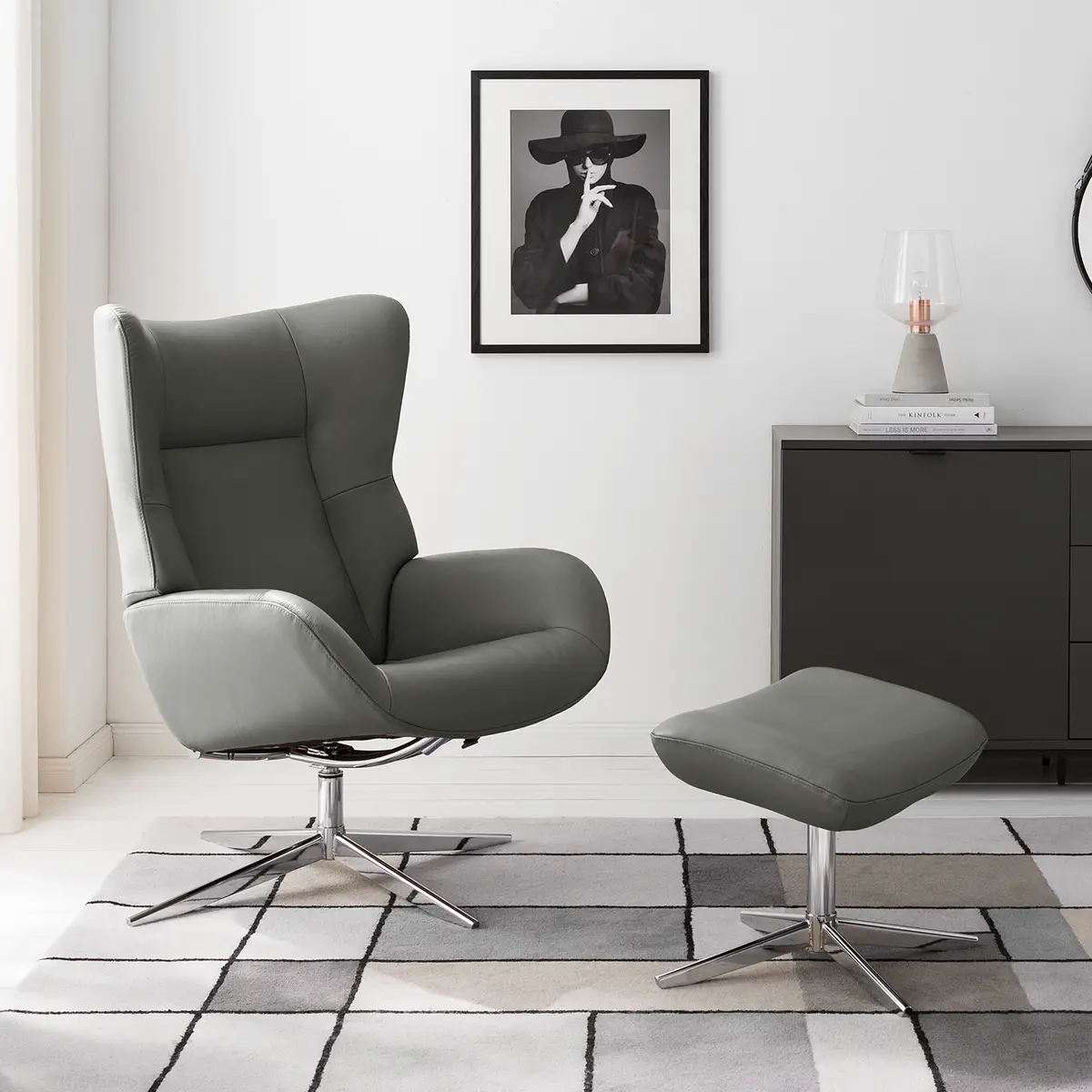 Fredriks Relaxsessel Salla | Grau