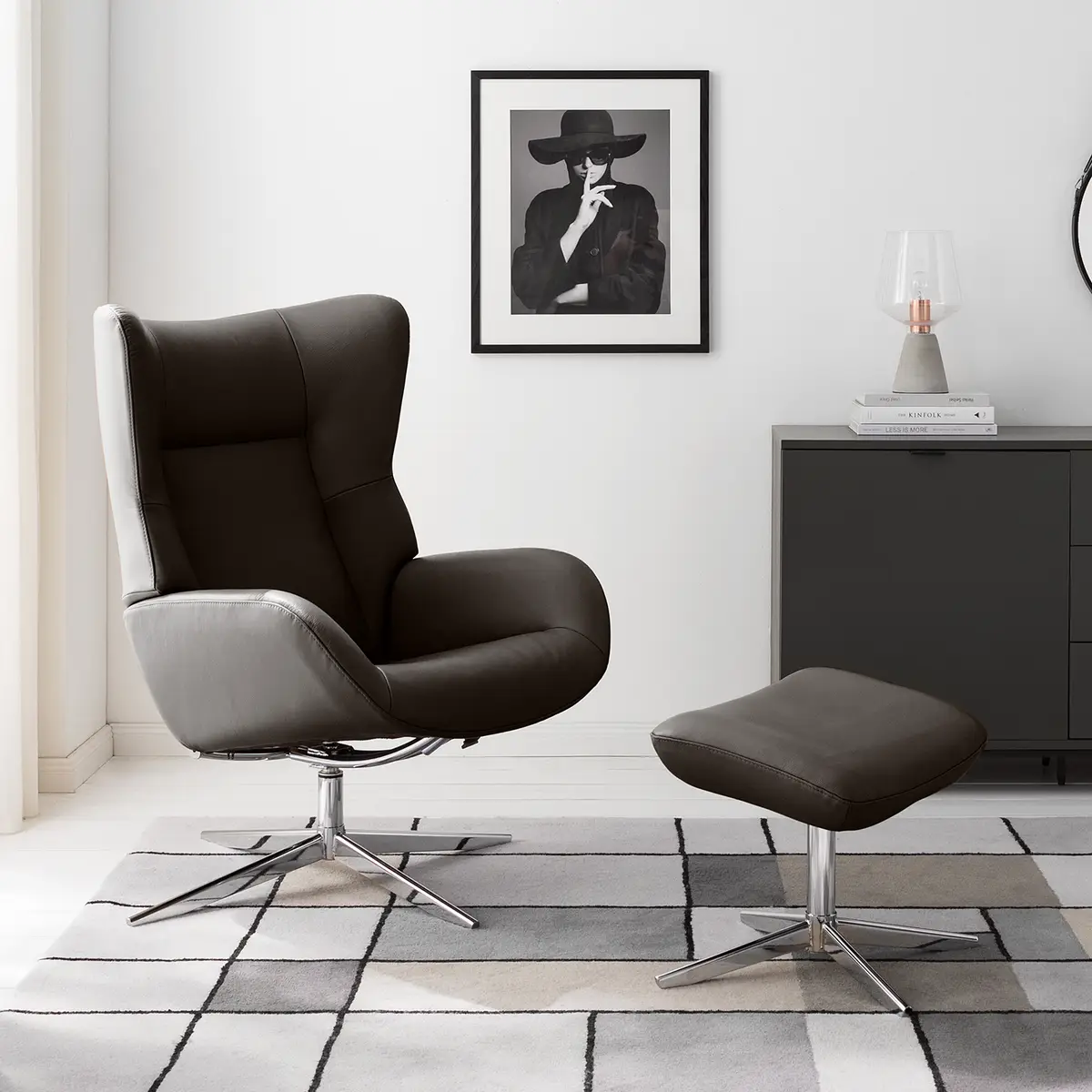 Fredriks Relaxsessel Salla | Braun
