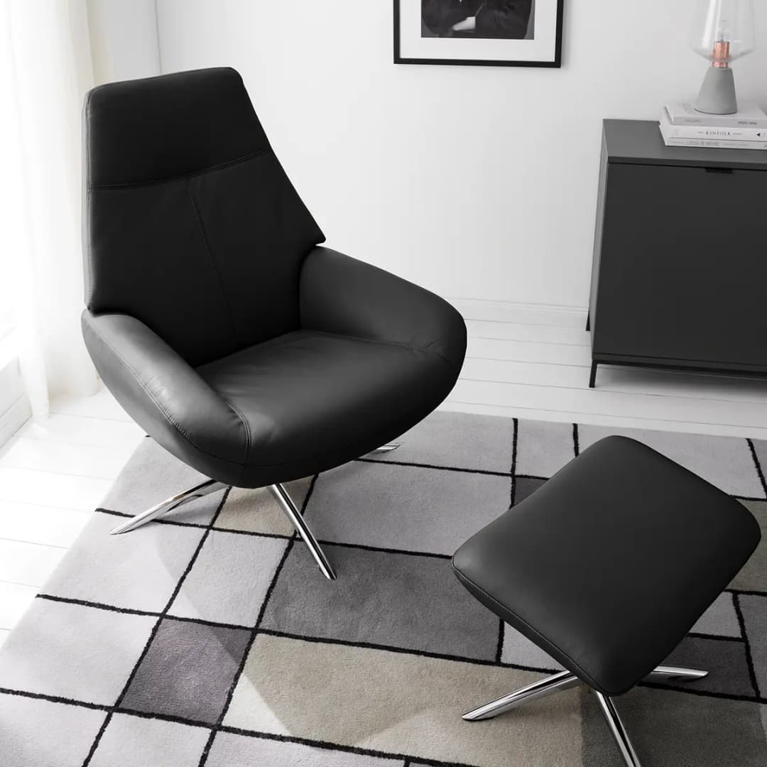 Relaxsessel Raahe | Schwarz