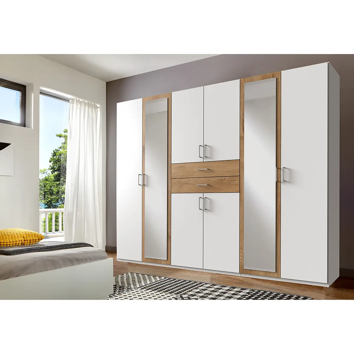 Drehtürenschrank 270cm | Braun