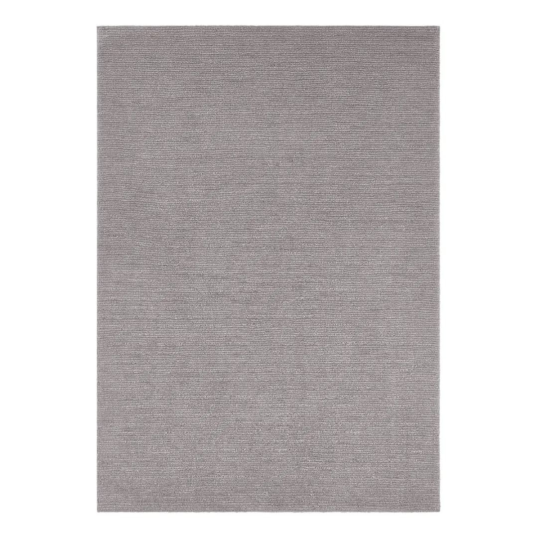 Kurzflorteppich Supersoft Grau/Rauchgrau 200 x 290cm Webstoff