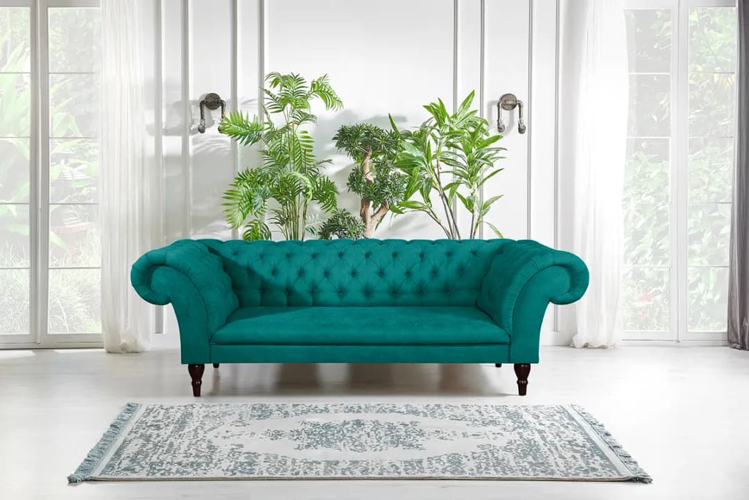 Sofa Callas 3-Sitzer | Türkis