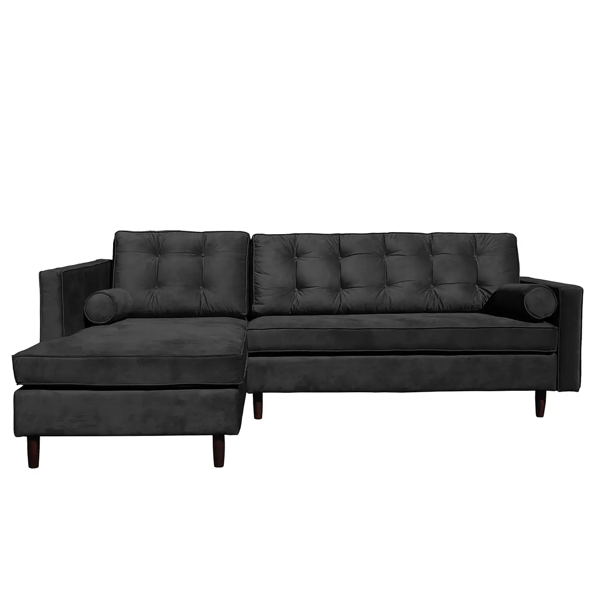 Ecksofa Kosula | Schwarz