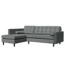 Ecksofa Kosula | Grau