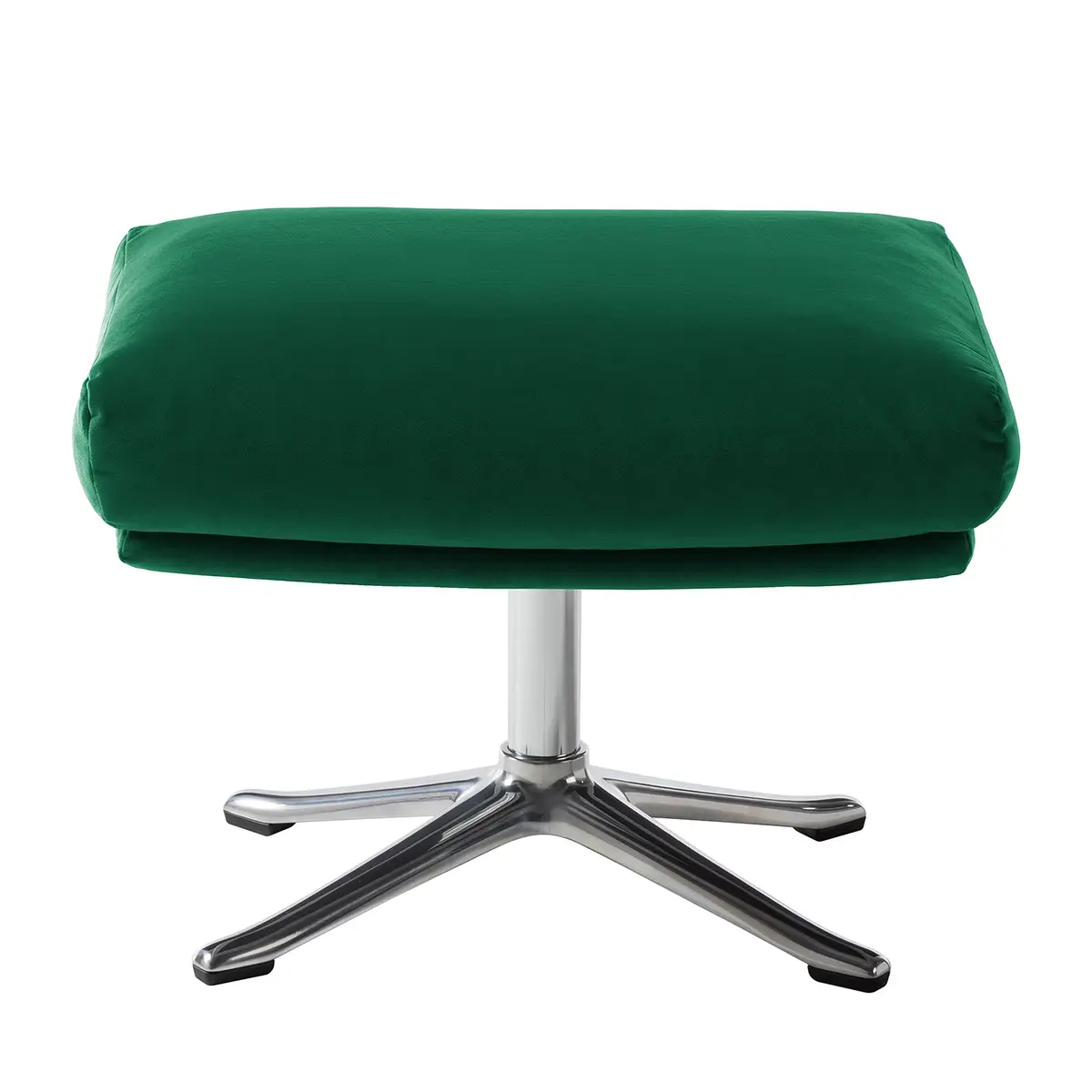 Hocker mit Kreuzfuß | Grün