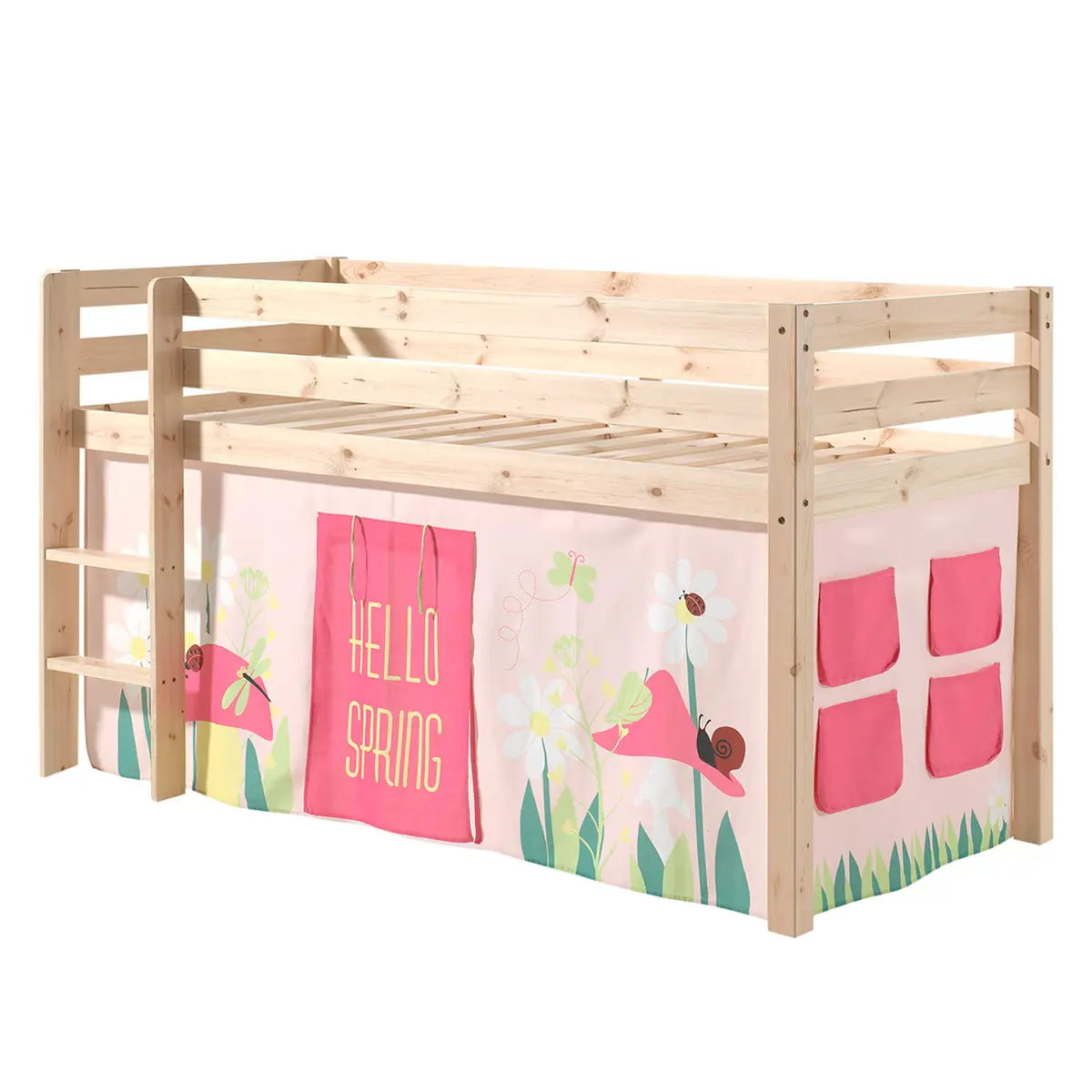 Spielbett Spring | Holztöne