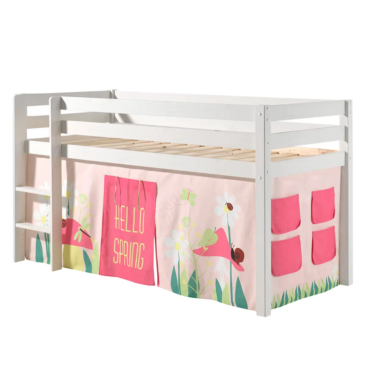 Spielbett Spring | Weiß