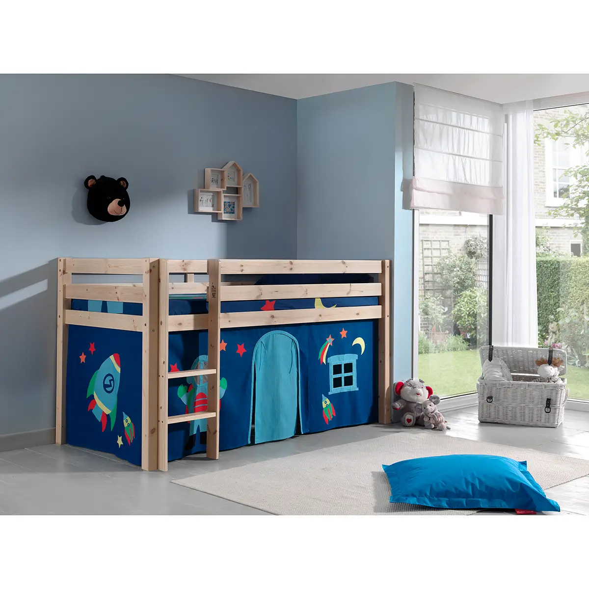 Spielbett Astro | Holztöne