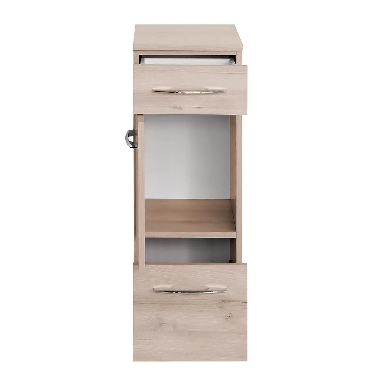 Unterschrank 30cm Braun/Buche Dekor | Holztöne