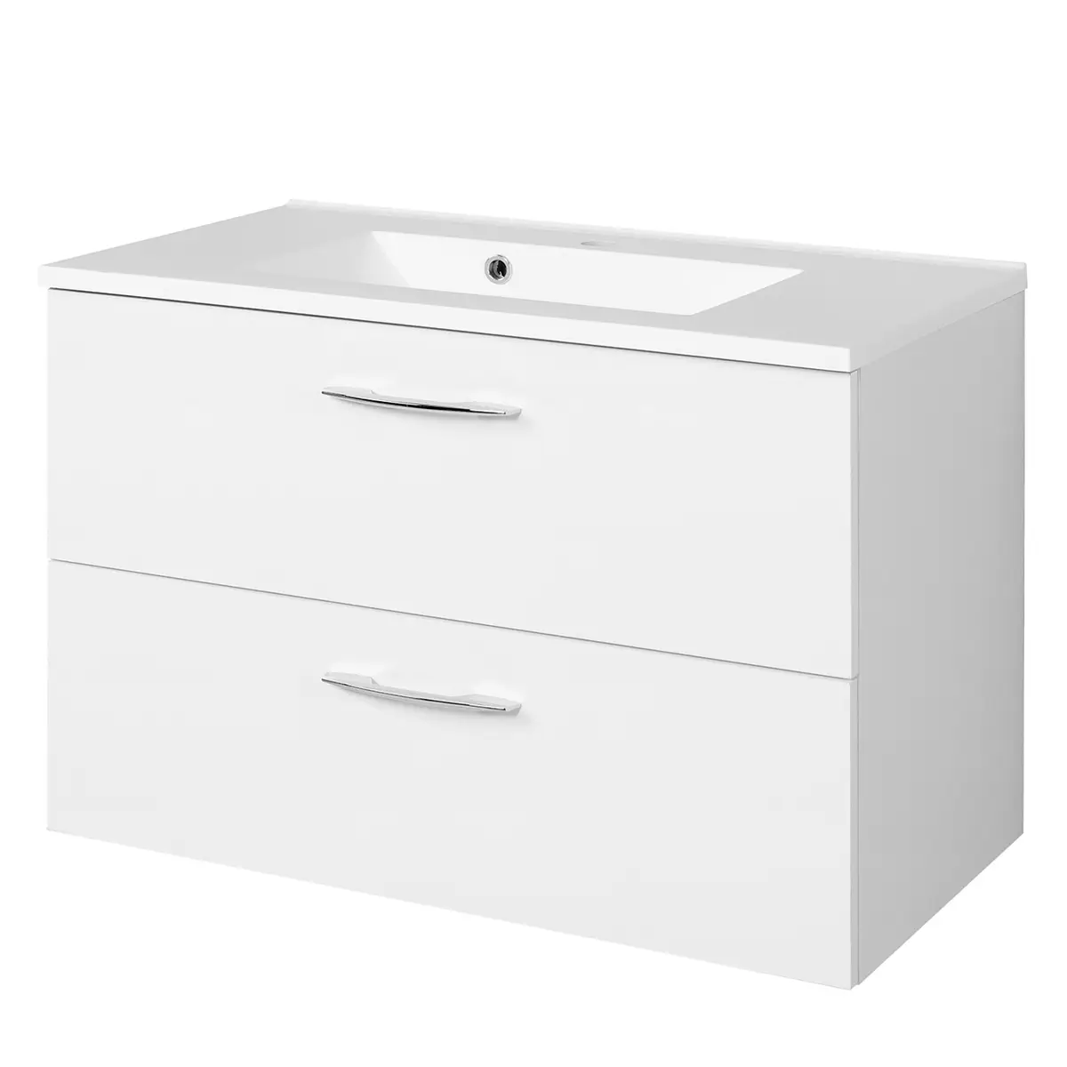 Waschtisch 80cm Weiß/Weiß | Weiß