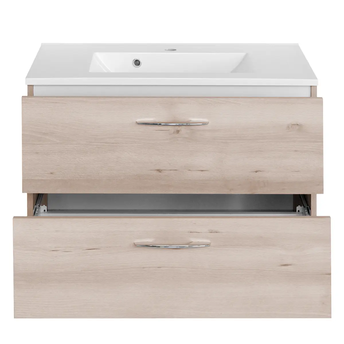 Waschtisch 80cm Braun/Buche Dekor | Braun