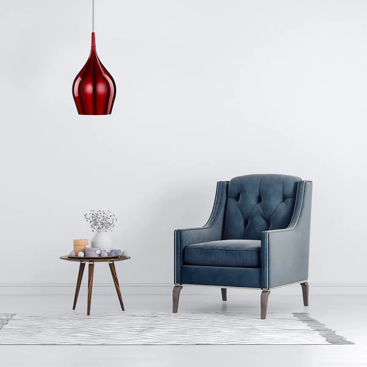 Pendelleuchte Vibrant | Rot
