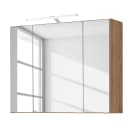 Spiegelschrank I 80cm Braun/Wotaneiche Dekor | Braun