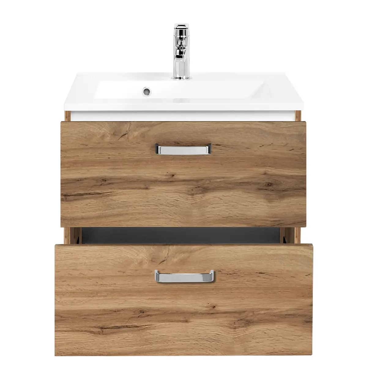 Waschtisch I 60cm Braun/Wotaneiche Dekor | Braun