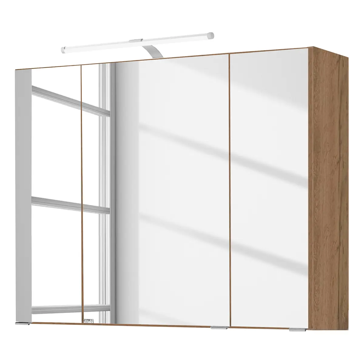 Badezimmerset 2-teilig 80cm Braun/Wotaneiche Dekor | Braun