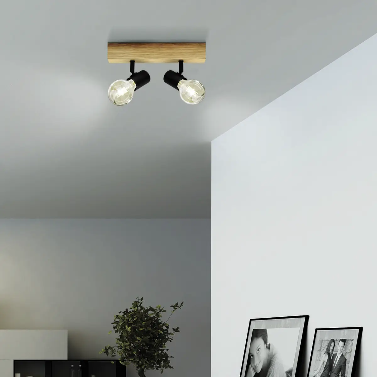 Deckenleuchte Townshend | Braun
