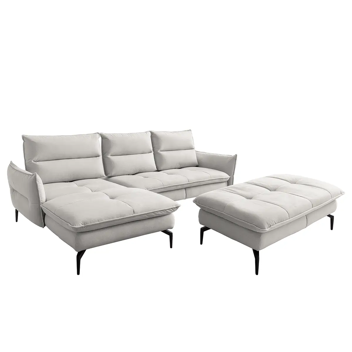 Ecksofa Atoka I | Grau