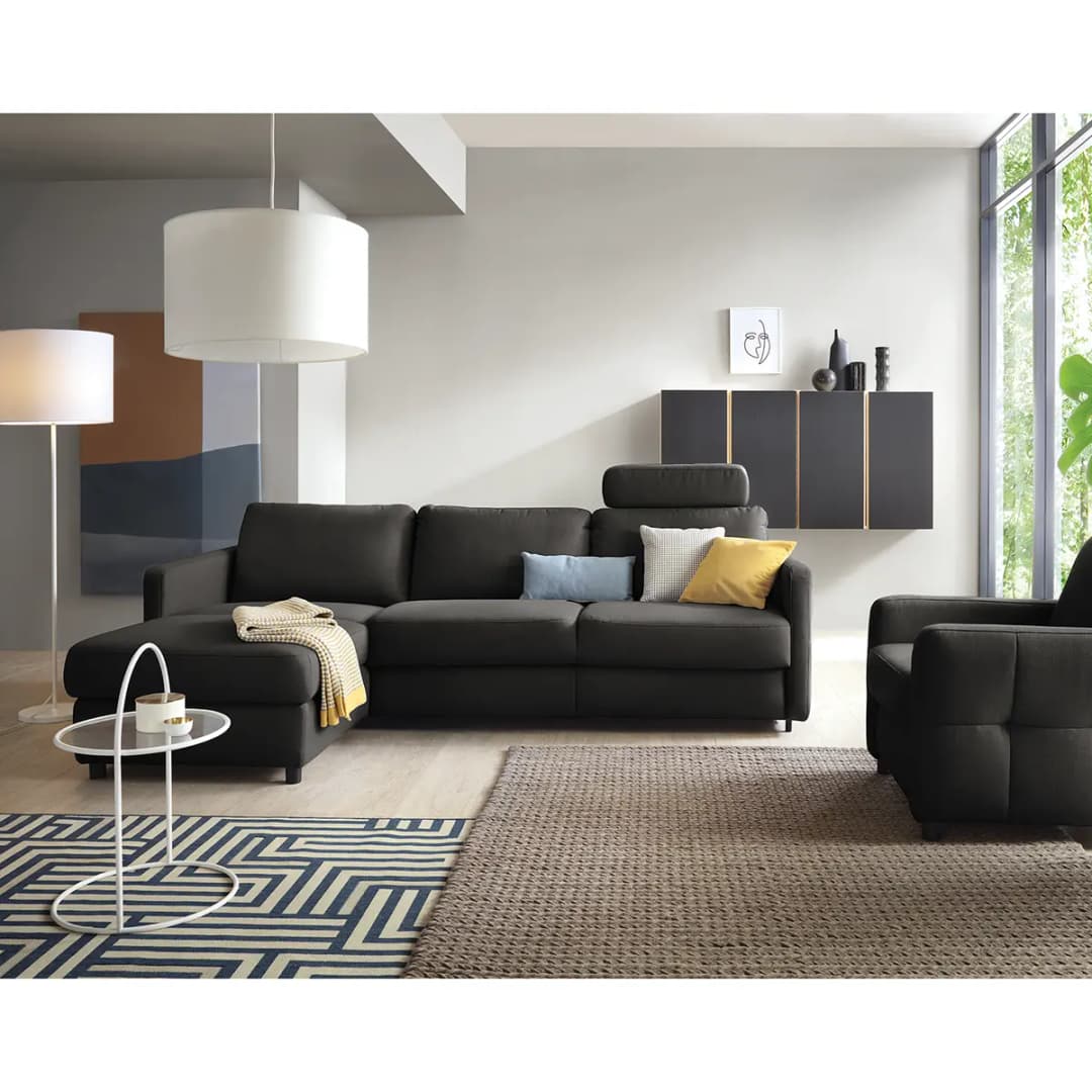 Ecksofa Barbon | Grau