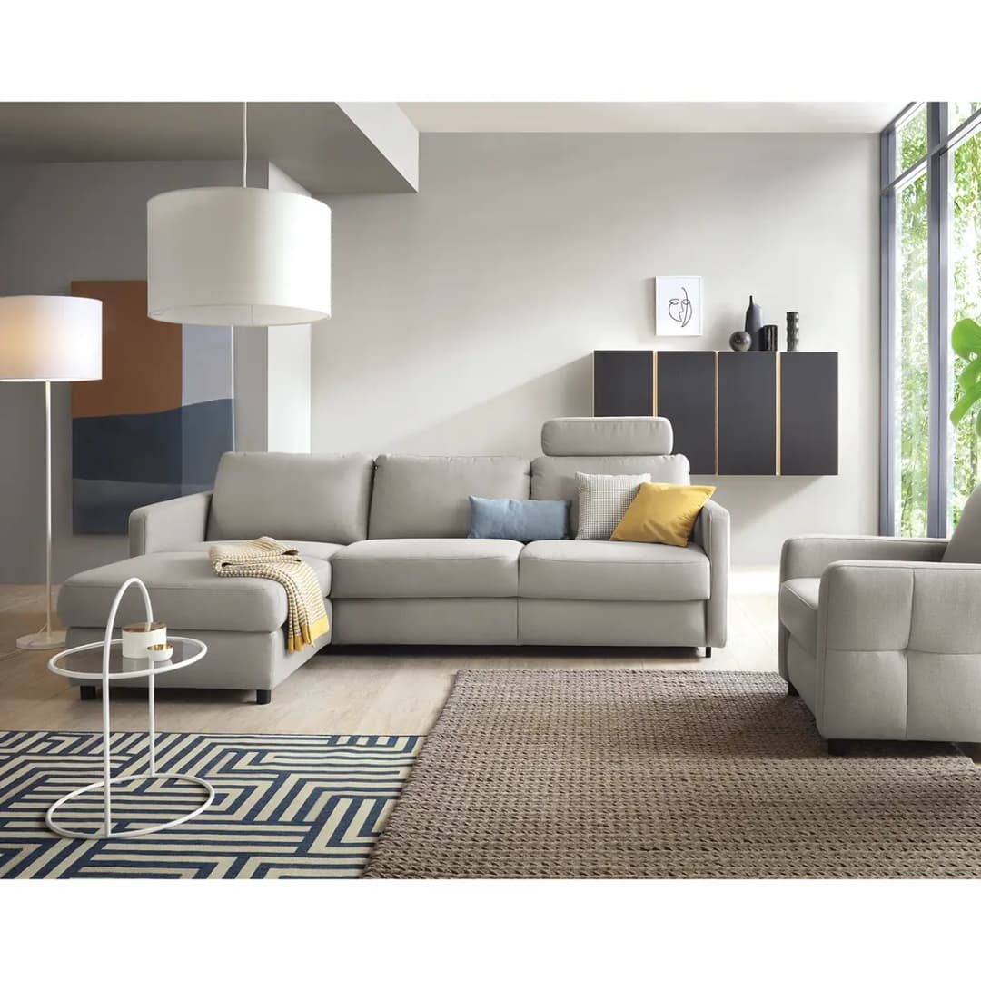 Ecksofa Barbon | Grau