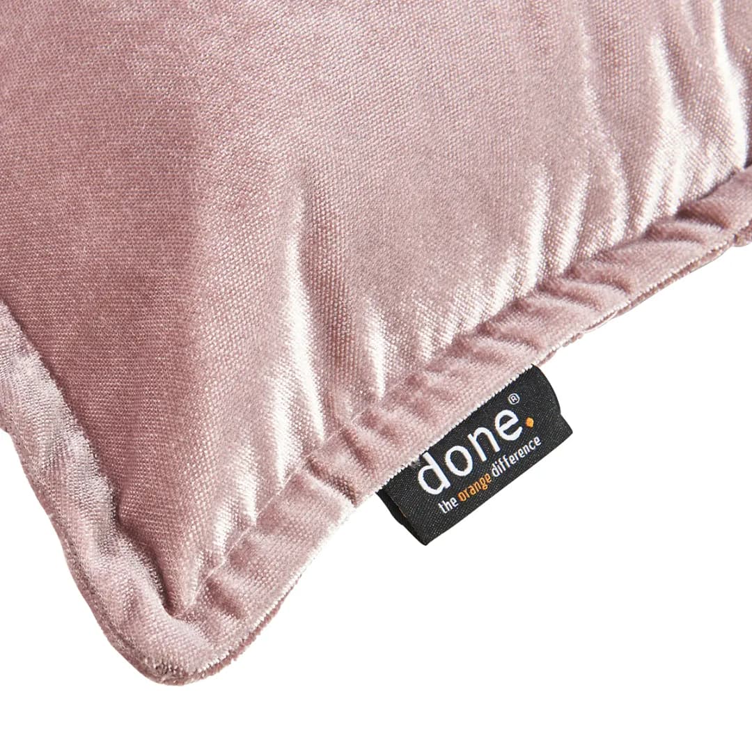 Kissenbezug Glam Pink/Mauve 45 x 45cm Samt | Mehrfarbig