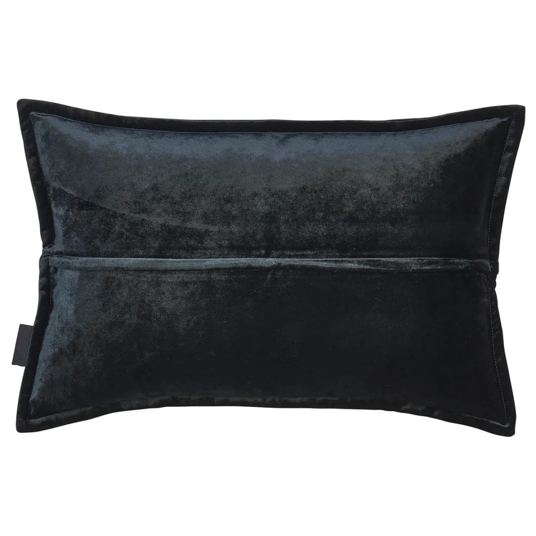 Kissenbezug Glam Grau/Anthrazit 40 x 60cm Samt | Grau