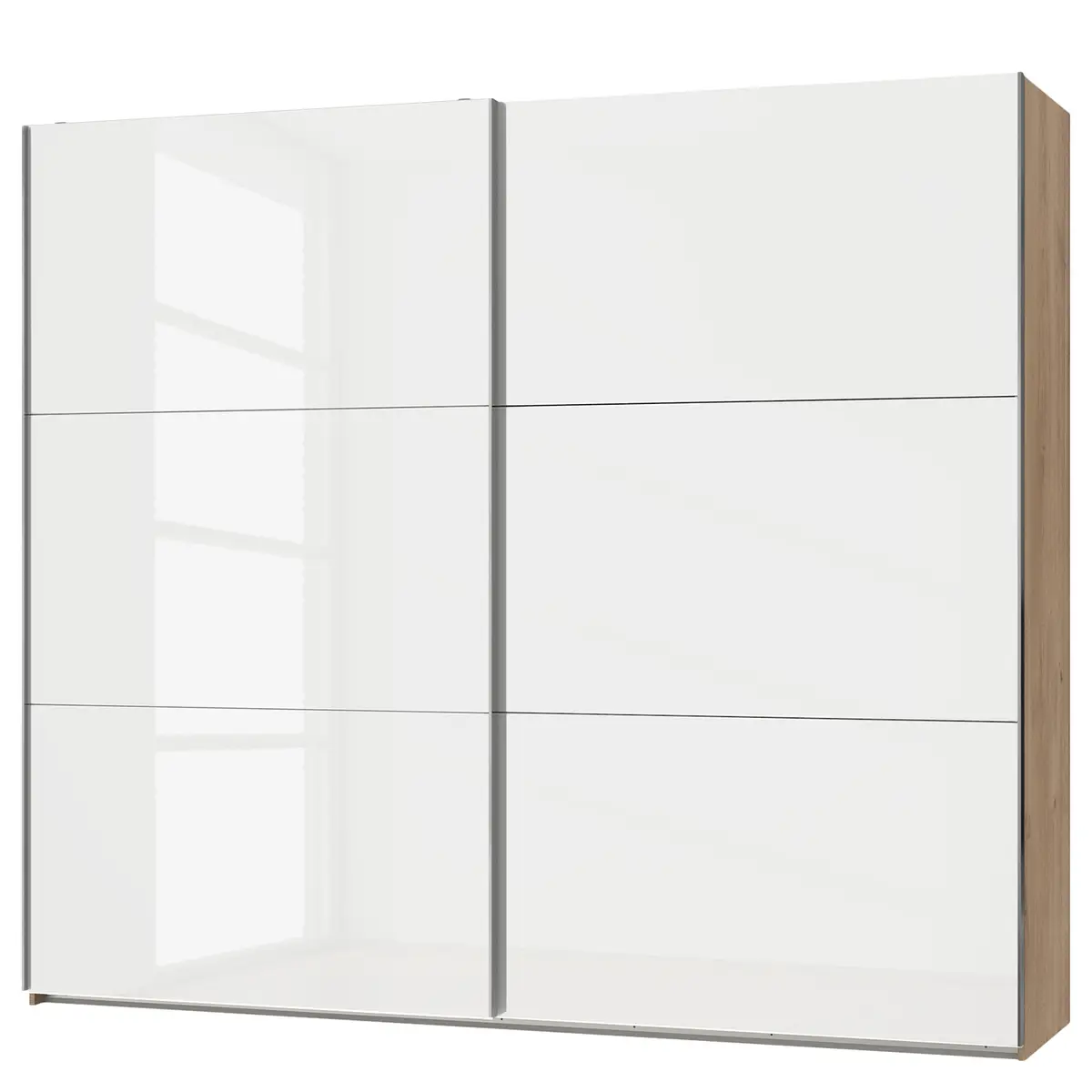 Schwebetürenschrank Level 36 D I | Weiß
