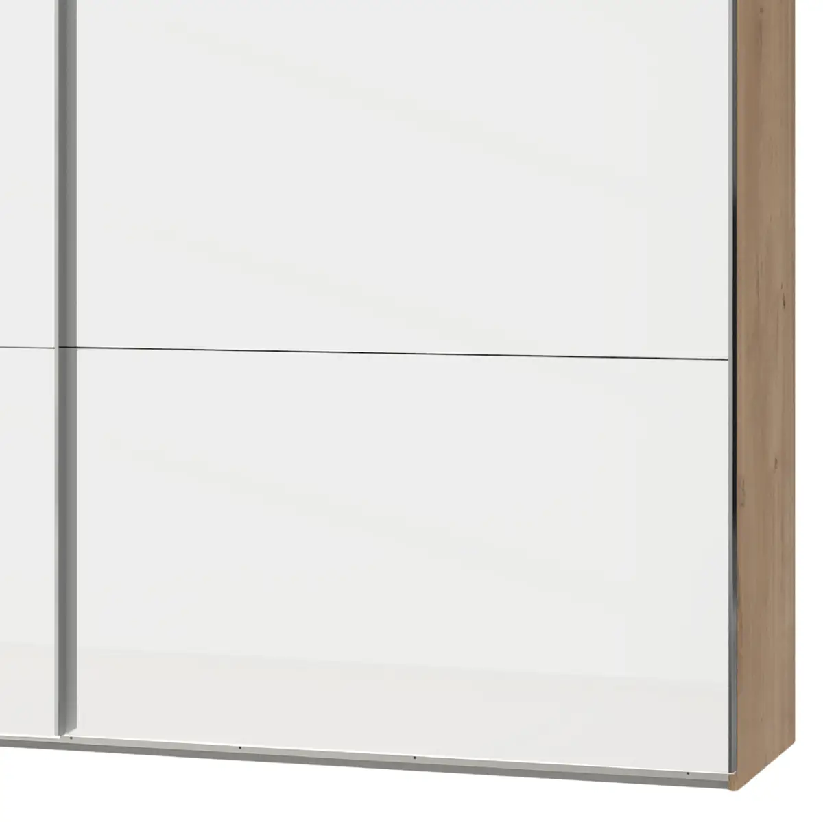 Schwebetürenschrank Level 36 D I | Weiß