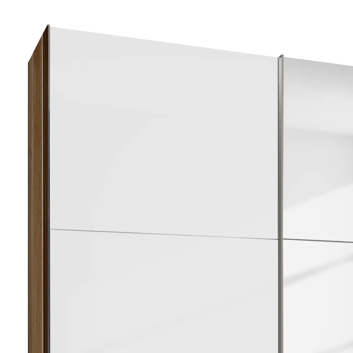 Schwebetürenschrank Level 36 D IV 200 x 236cm Weiß/Hochglanz