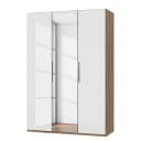 Drehtürenschrank Level 36 D II 150 x 216cm Weiß/Hochglanz