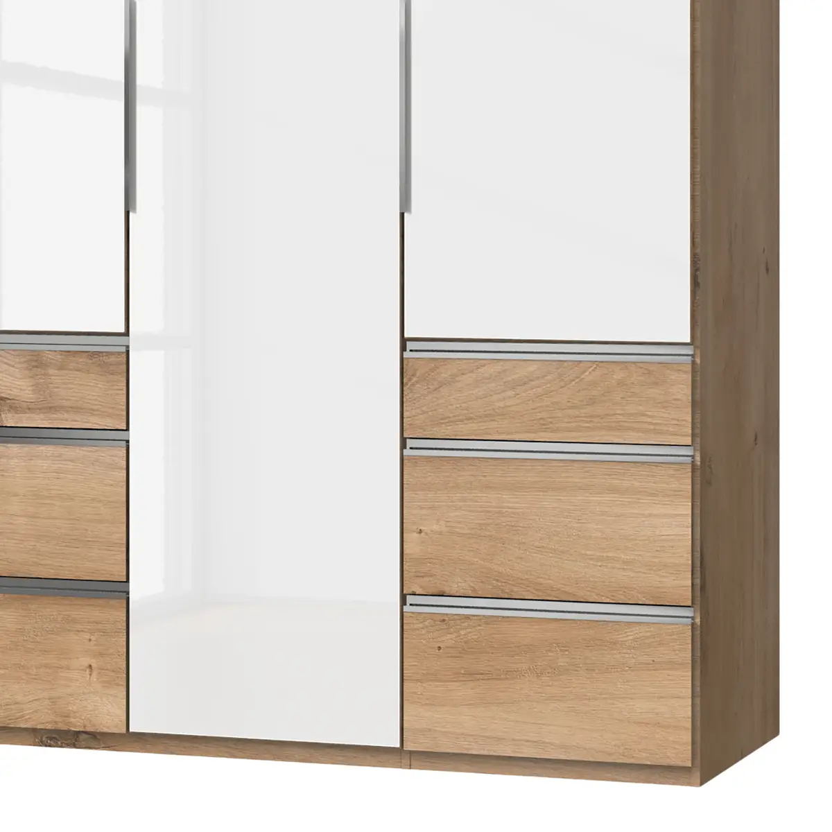 Drehtürenschrank Level 36 D III | Weiß