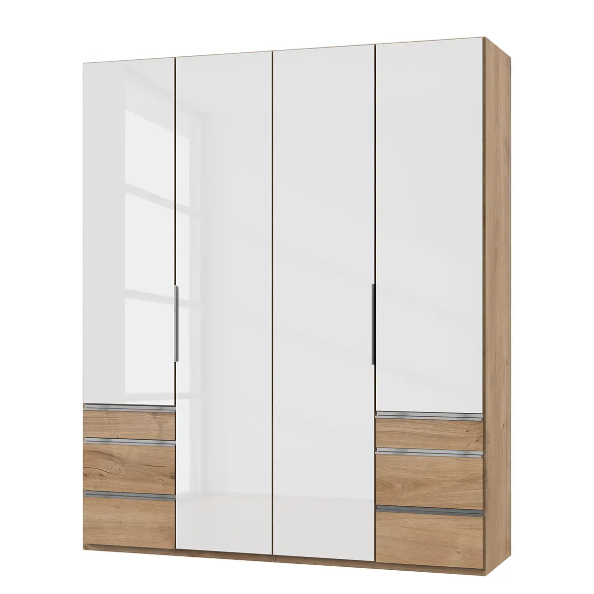 Drehtürenschrank Level 36 D III | Weiß