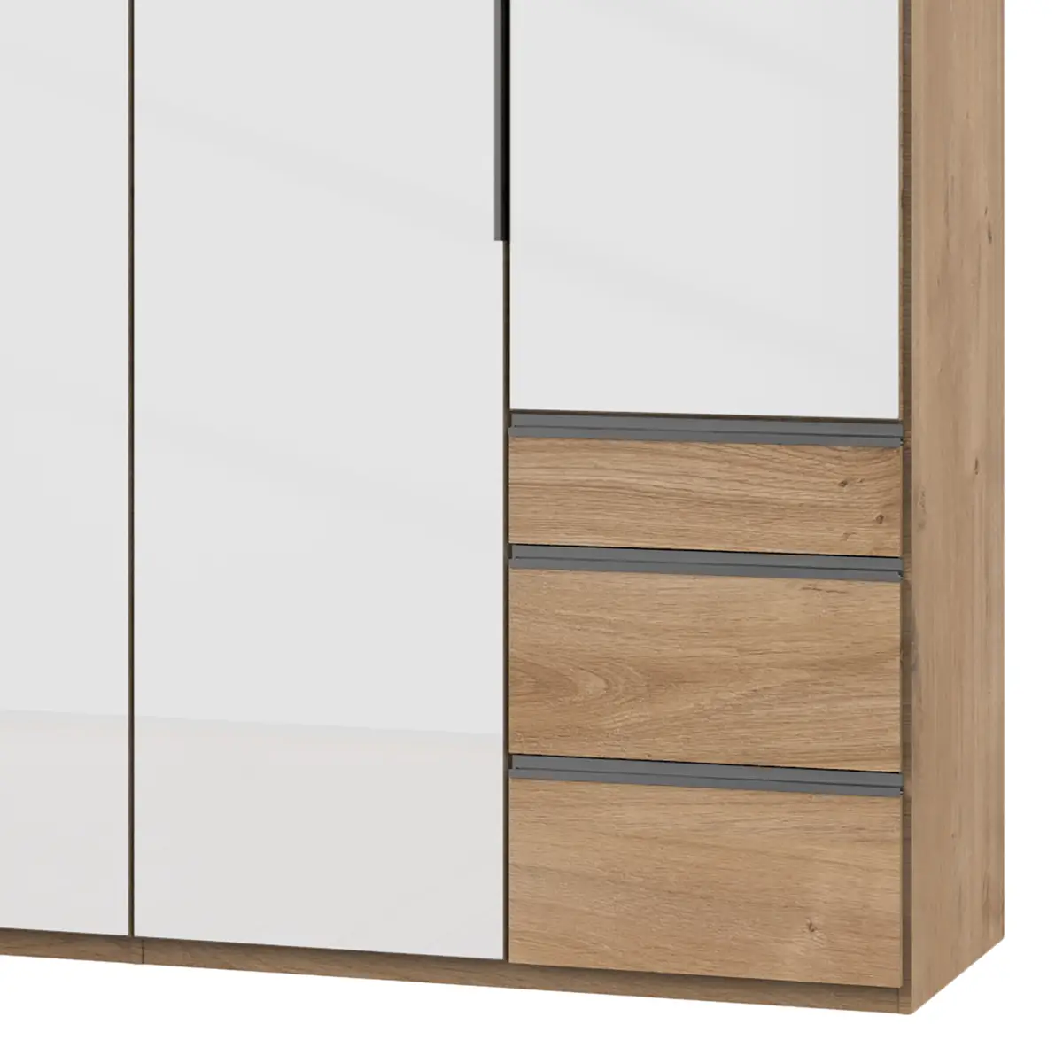 Drehtürenschrank Level 36 D III | Weiß