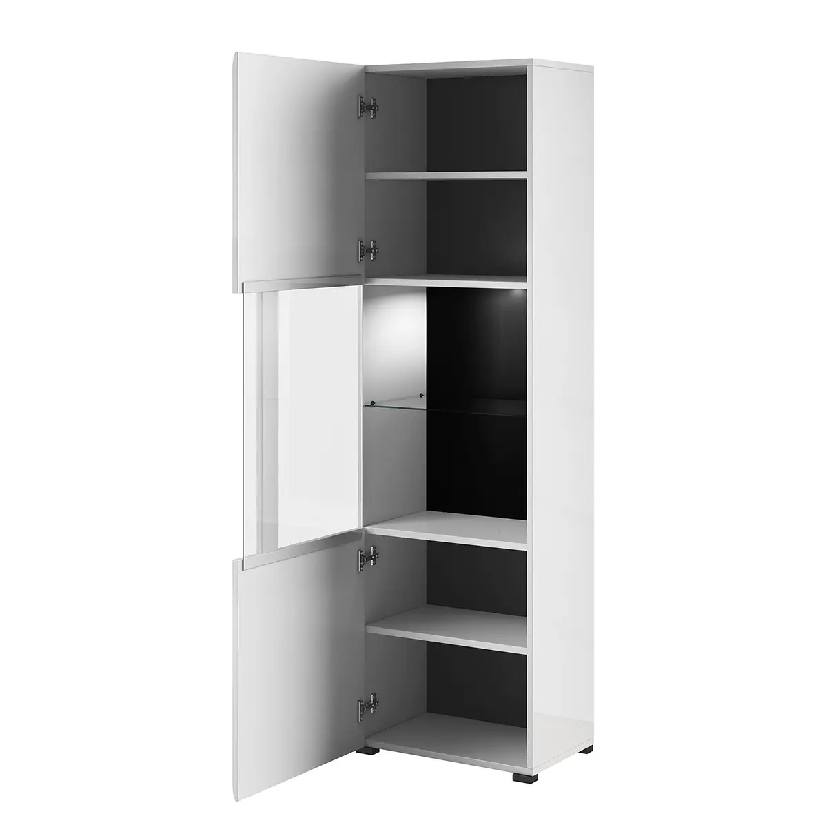 Standvitrine Tyfta | Weiß