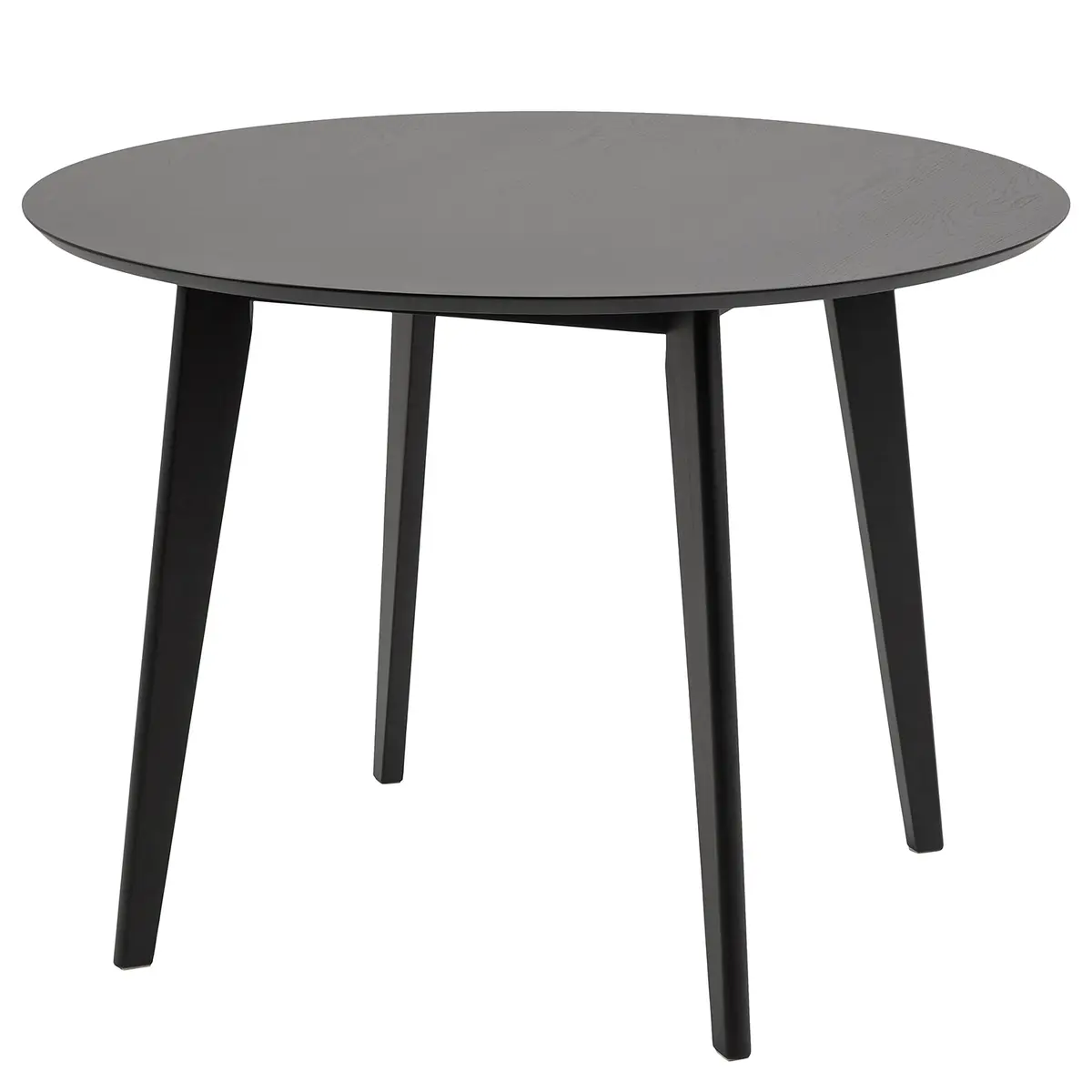 Esstisch Ø 105cm Schwarz/Eiche Schwarz | Holztöne