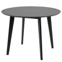 Esstisch Ø 105cm Schwarz/Eiche Schwarz | Holztöne
