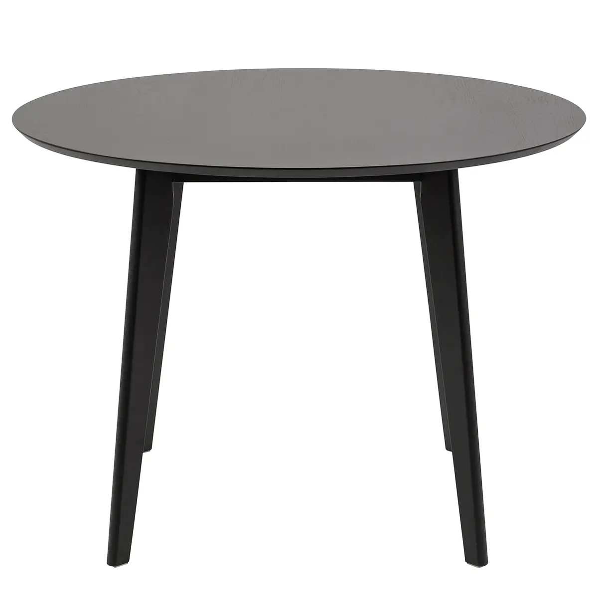 Esstisch Ø 105cm Schwarz/Eiche Schwarz | Holztöne