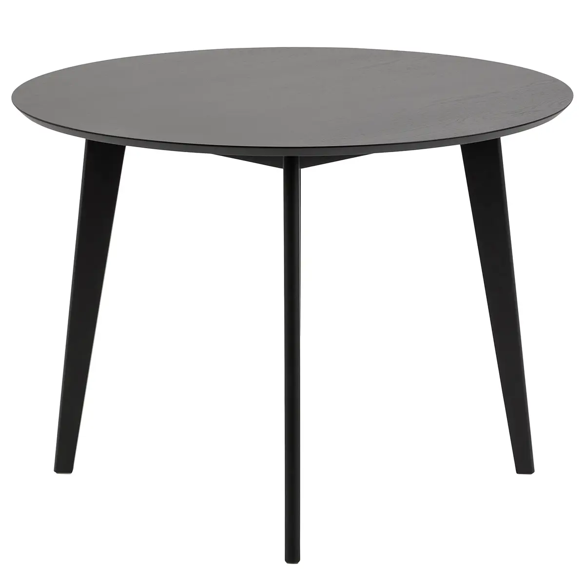 Esstisch Ø 105cm Schwarz/Eiche Schwarz | Holztöne