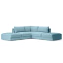 Ecksofa Palila | Blau